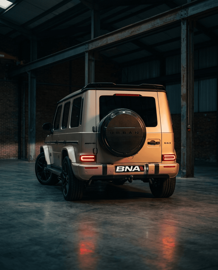 Mercedes-AMG G63 G Manufaktur, three-quarter rear view